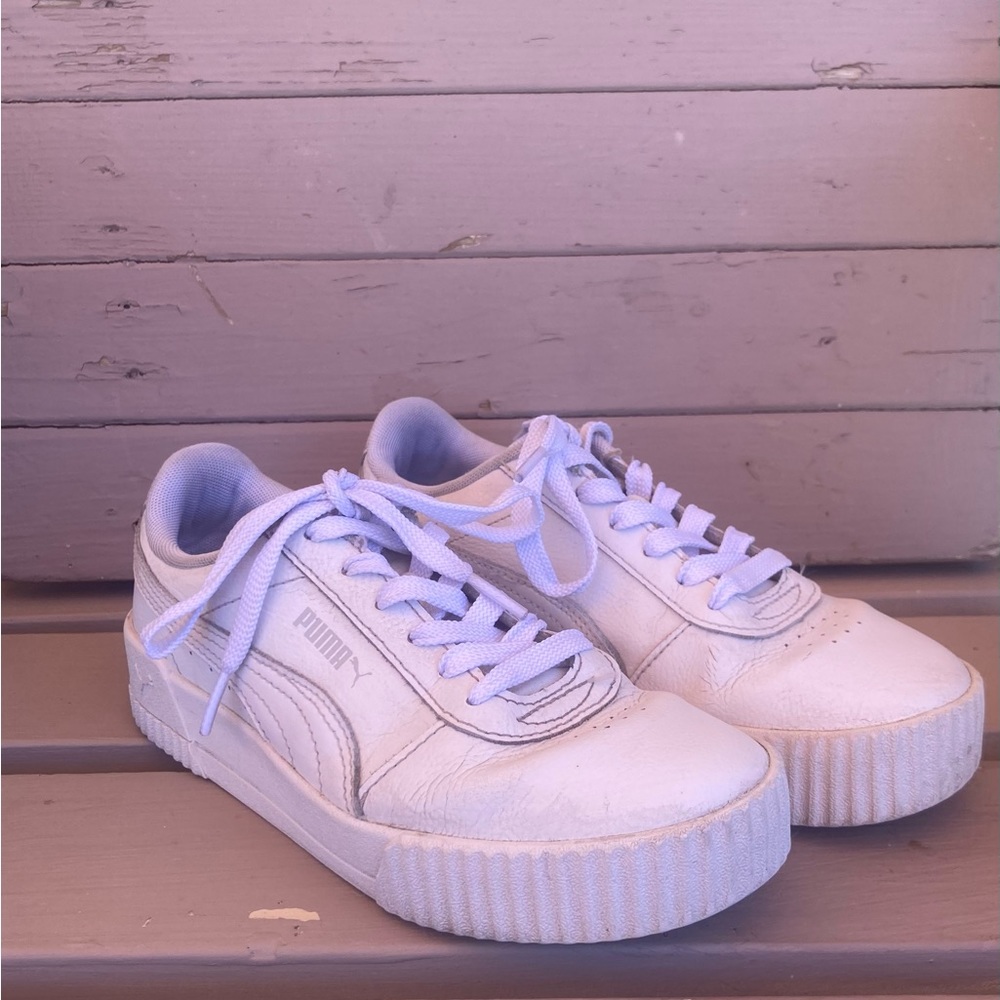White Puma Sneakers Size 4